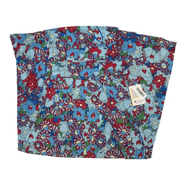 LuLaRoe New Size XS Women Floral Print A-Line Midi Skirt  With Elastic Waist - Picture 7 of 7